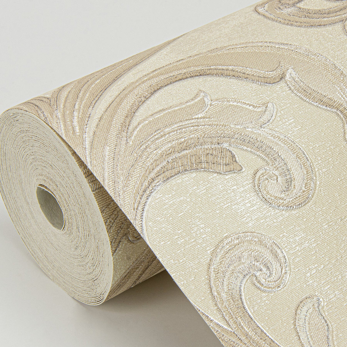 Sirpi 4058-24831 Noemi Taupe Acanthus Wallpaper