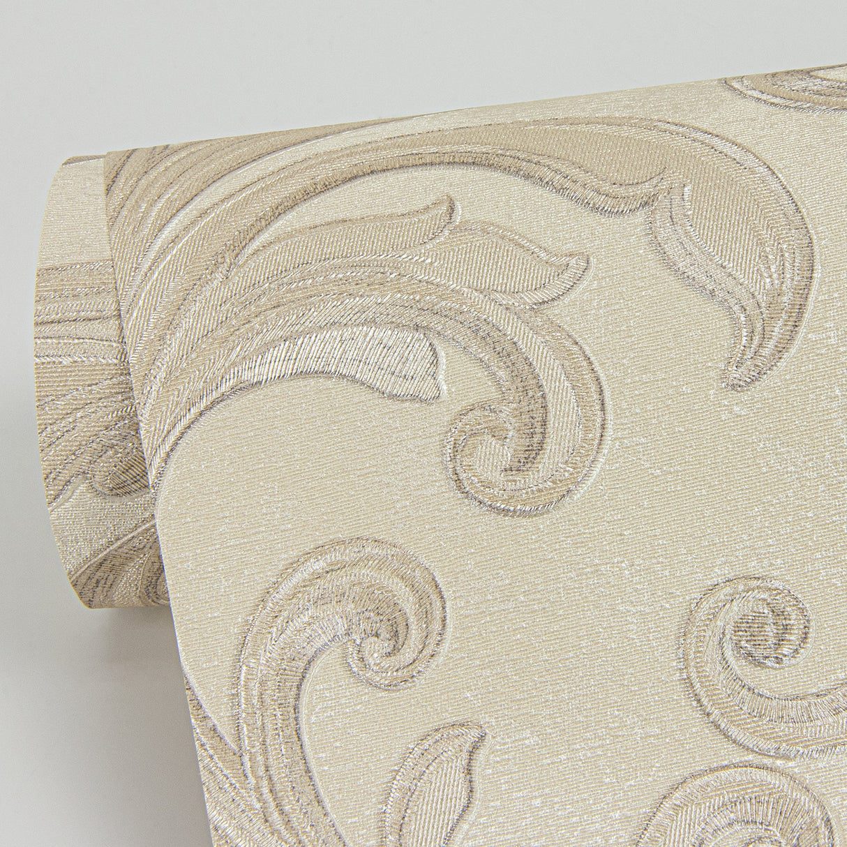Sirpi 4058-24831 Noemi Taupe Acanthus Wallpaper
