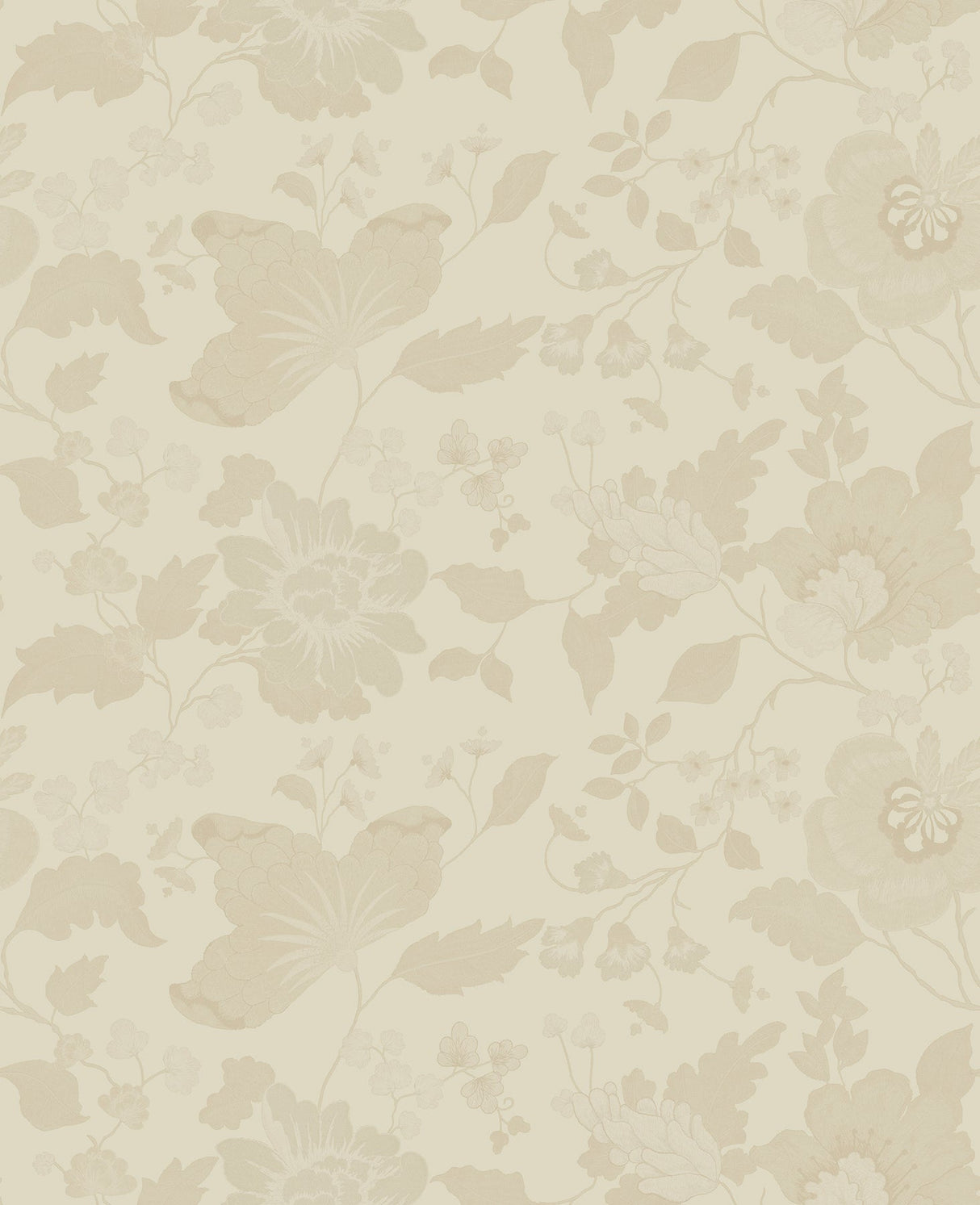 Sirpi 4058-24842 Vittoria Cream Floral Wallpaper