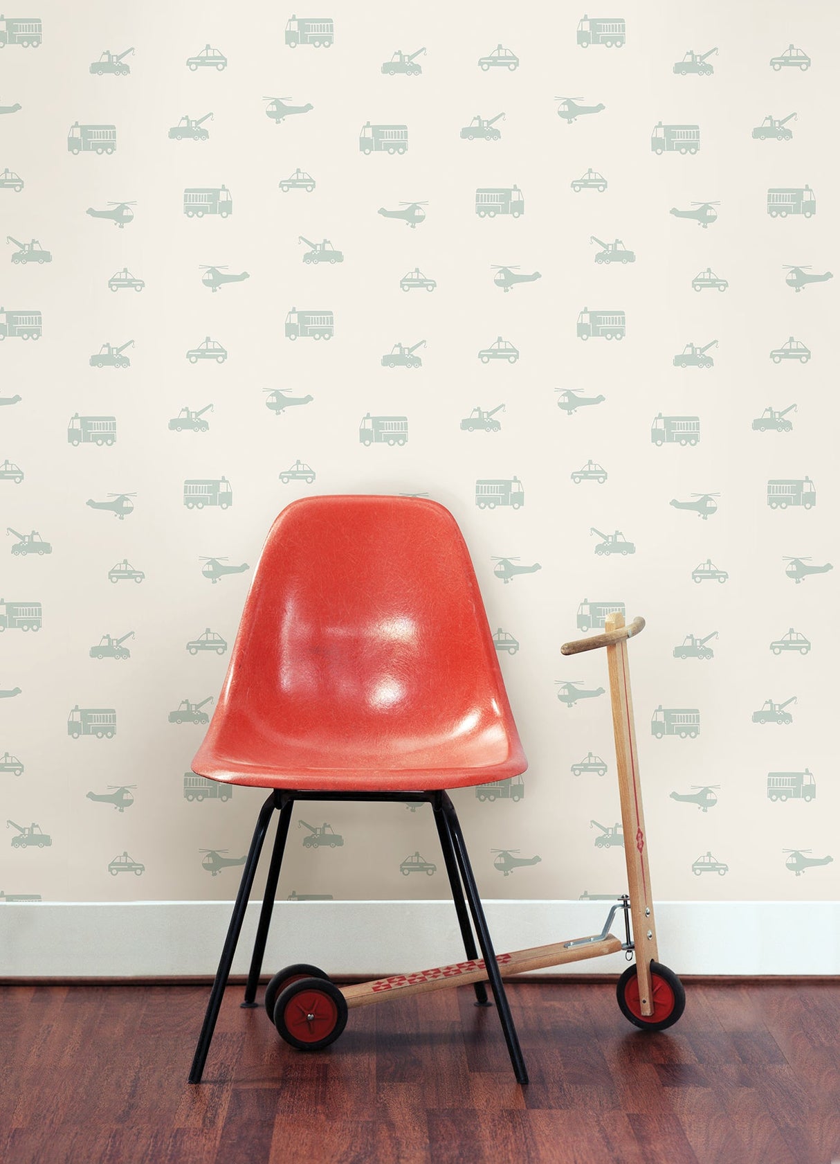 Chesapeake 4060-128856 Briony Sage Vehicles Wallpaper