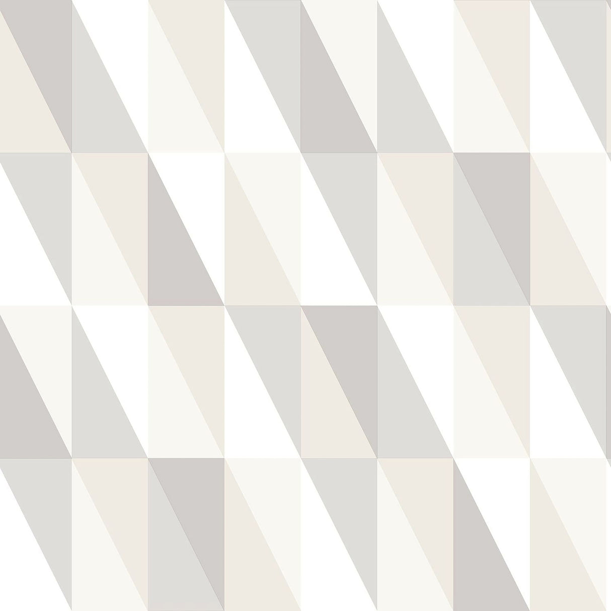 Chesapeake 4060-138922 Inez Neutral Geometric Wallpaper