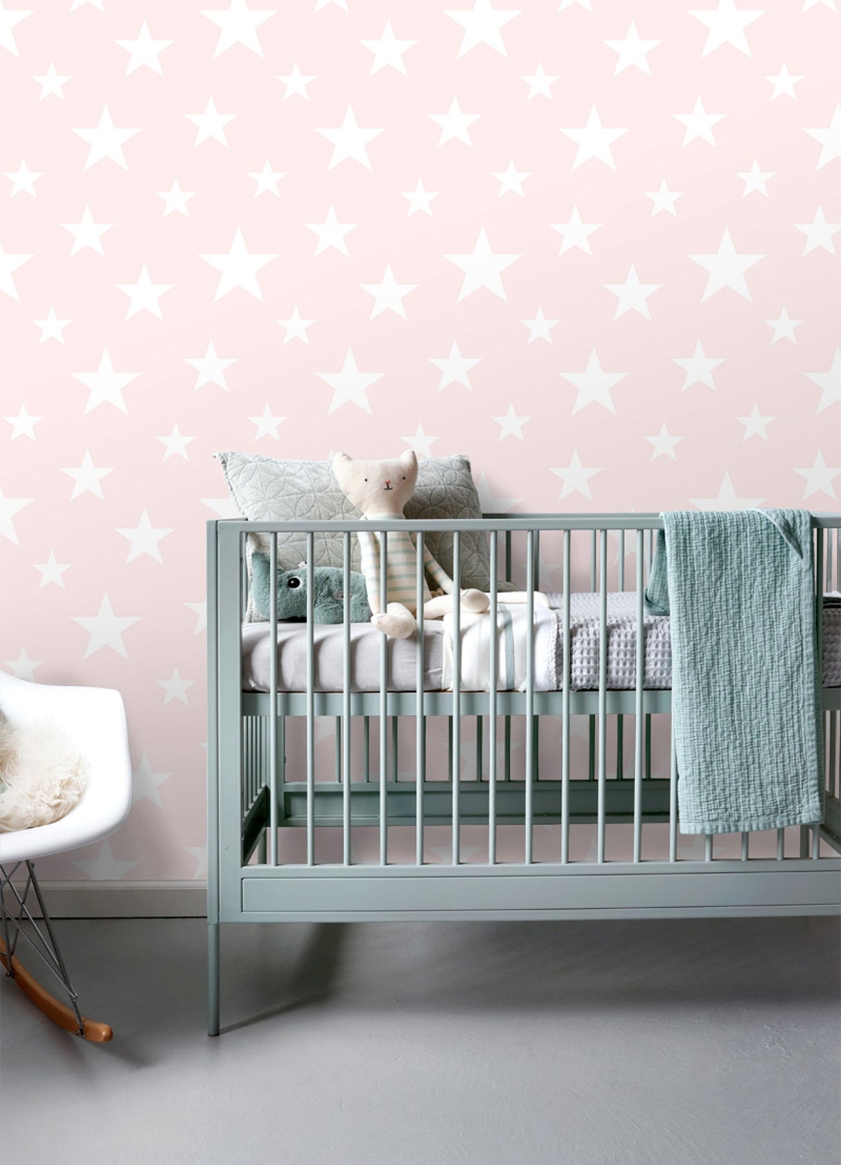Chesapeake 4060-138931 Amira Pink Stars Wallpaper