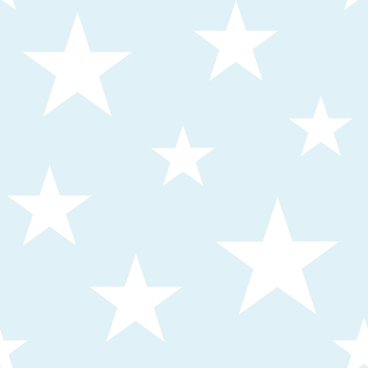 Chesapeake 4060-138932 Amira Sky Blue Stars Wallpaper