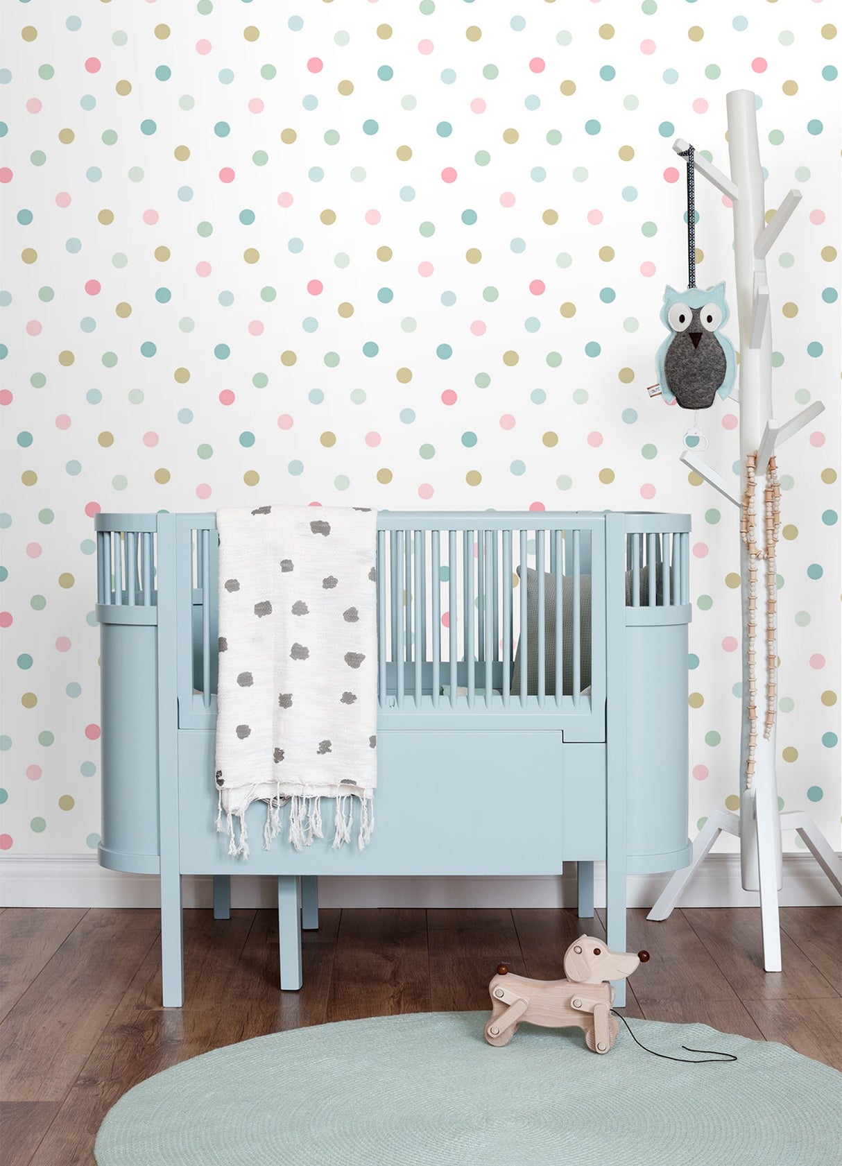 Chesapeake 4060-139041 Jubilee Multicolor Dots Wallpaper