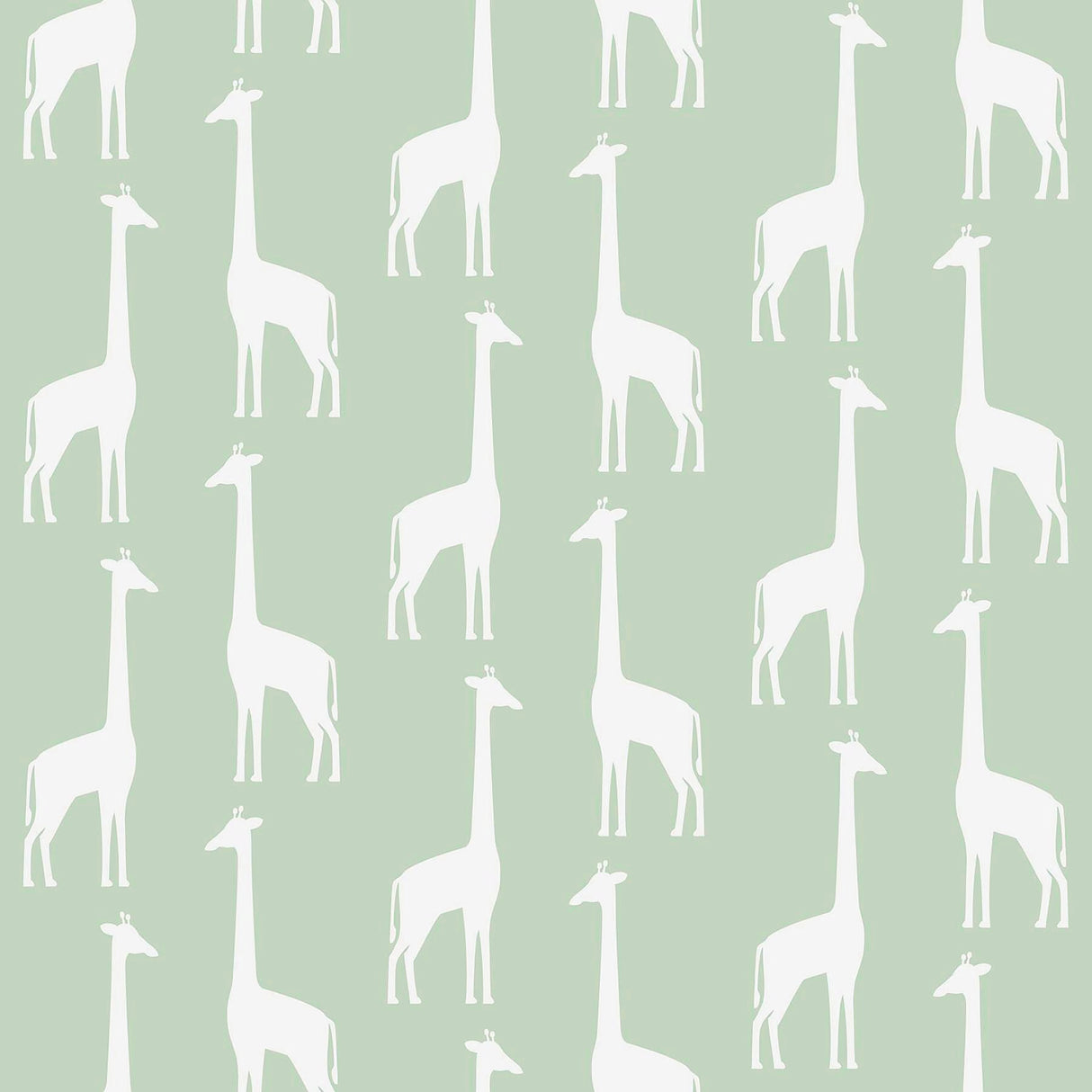 Chesapeake 4060-139058 Vivi Sage Giraffe Wallpaper