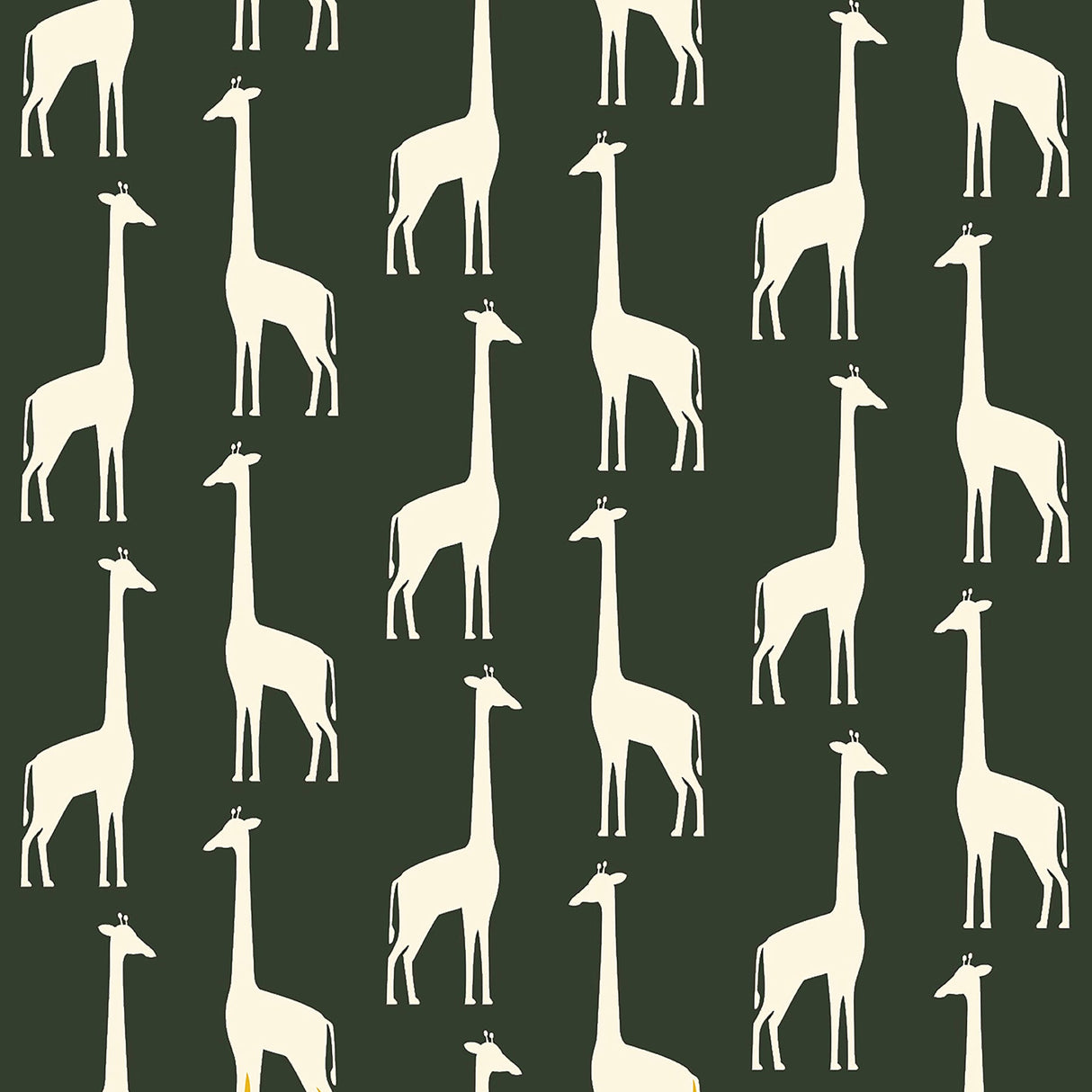 Chesapeake 4060-139060 Vivi Green Giraffe Wallpaper