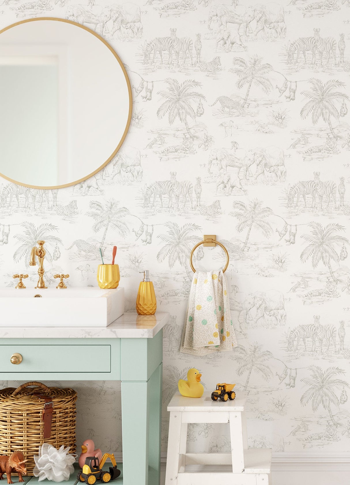 Chesapeake 4060-347692 Boheme Platinum Animals Wallpaper