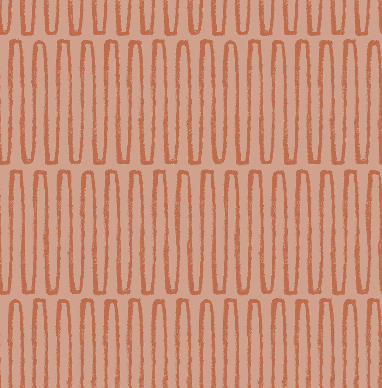 A-Street Prints 4066-26503 Lars Coral Retro Wave Wallpaper