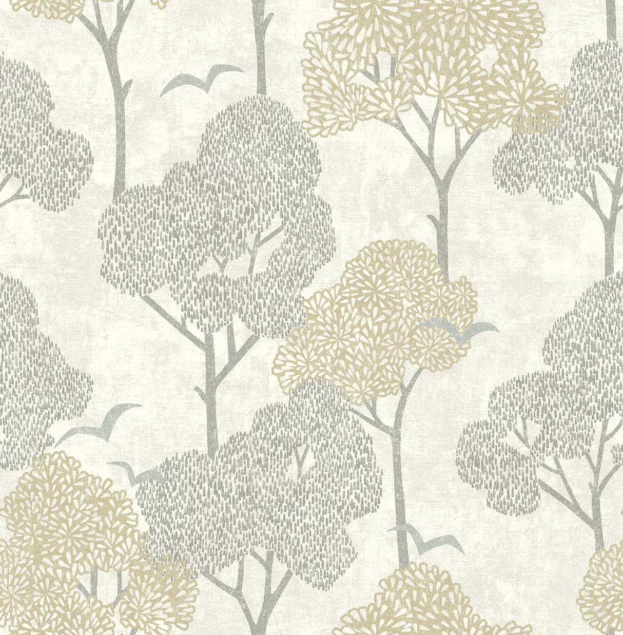 A-Street Prints 4066-26543 Lykke Neutral Textured Tree Wallpaper
