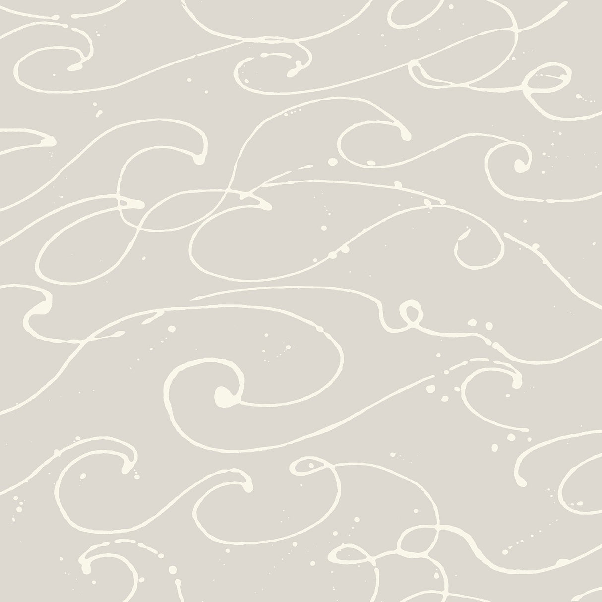 Chesapeake 4071-71007 Kuroshio Taupe Ocean Wave Wallpaper