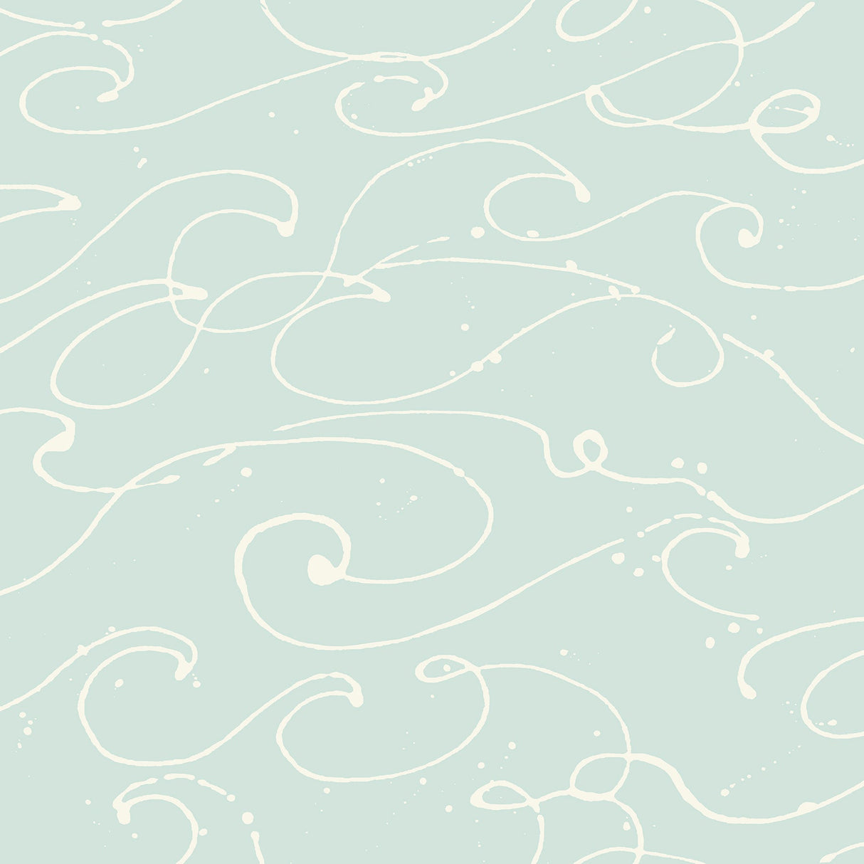 Chesapeake 4071-71009 Kuroshio Aqua Ocean Wave Wallpaper