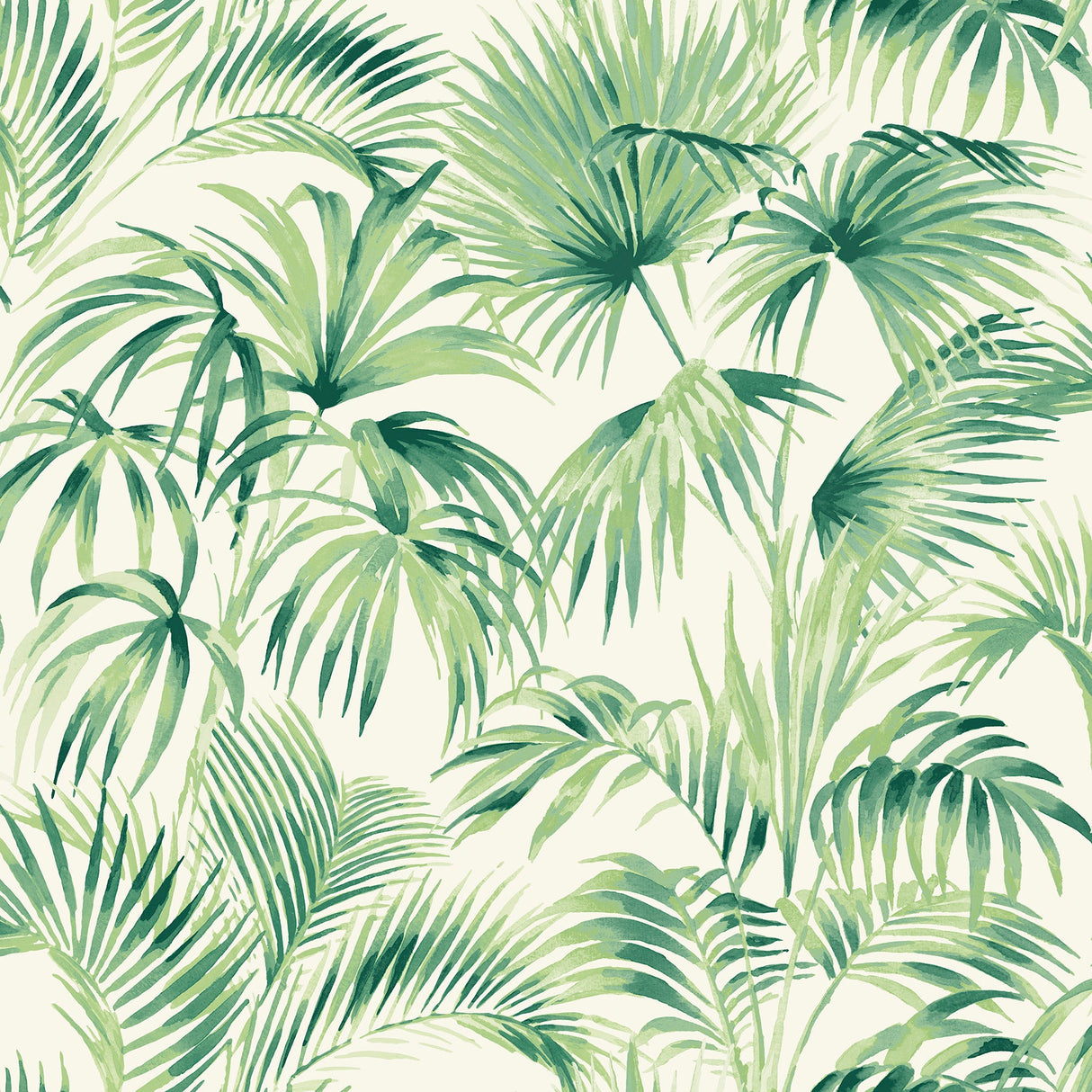 Chesapeake 4071-71014 Manaus Green Palm Frond Wallpaper