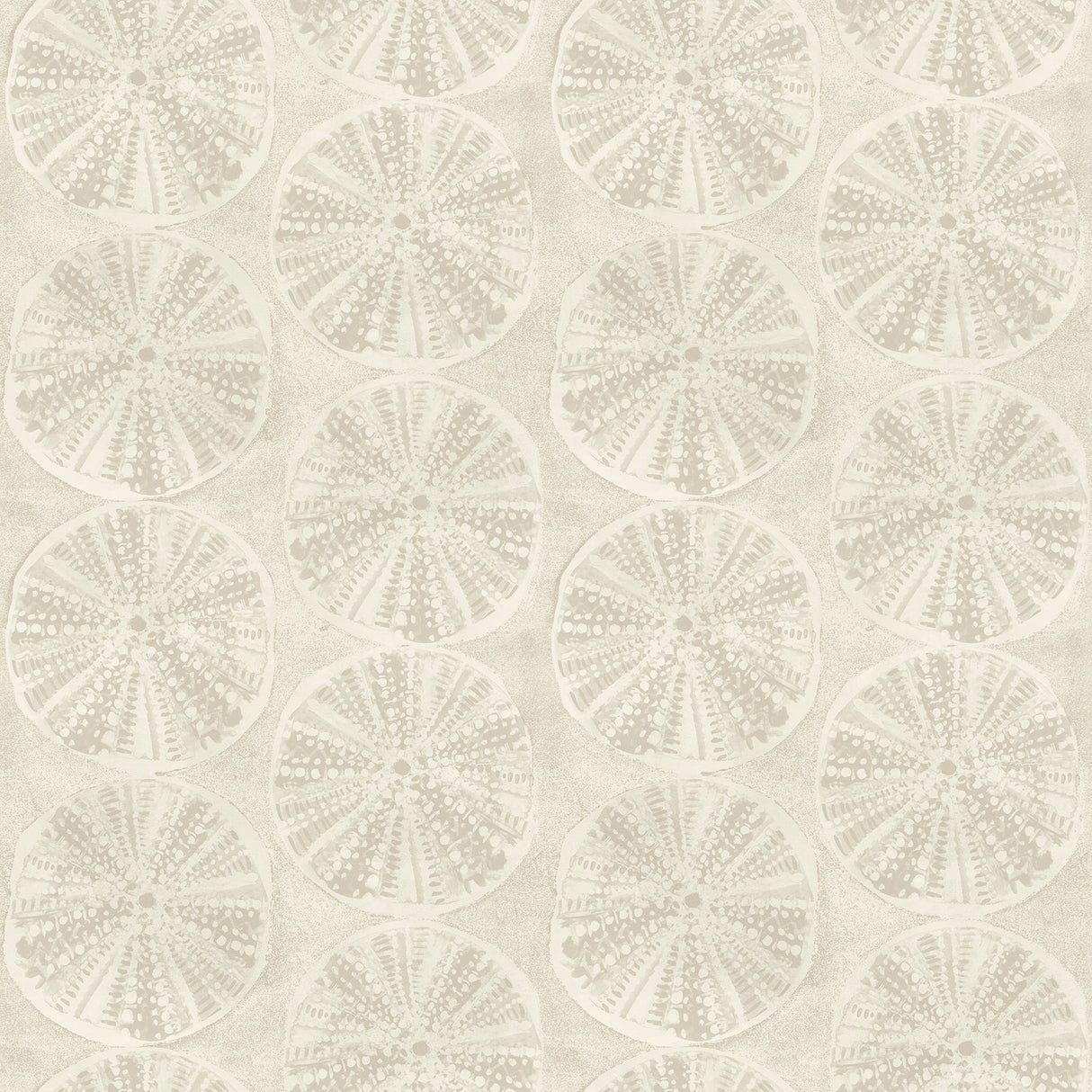 Chesapeake 4071-71027 Sea Biscuit Beige Sand Dollar Wallpaper