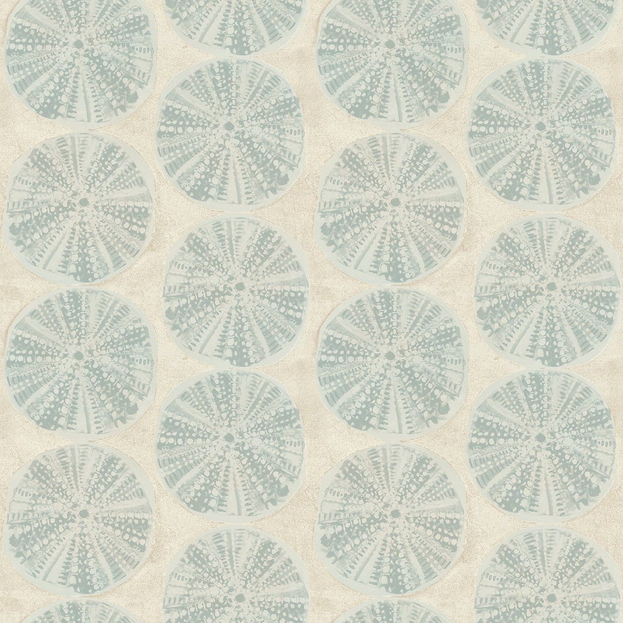 Chesapeake 4071-71028 Sea Biscuit Aqua Sand Dollar Wallpaper