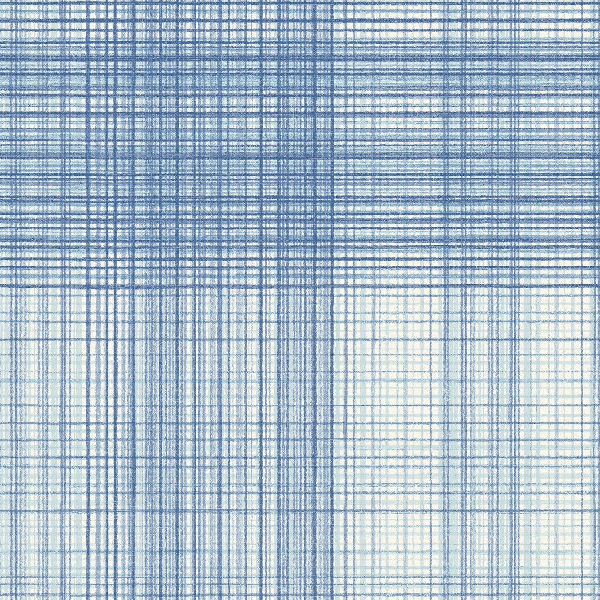 Chesapeake 4071-71043 Madras Blue Plaid Wallpaper