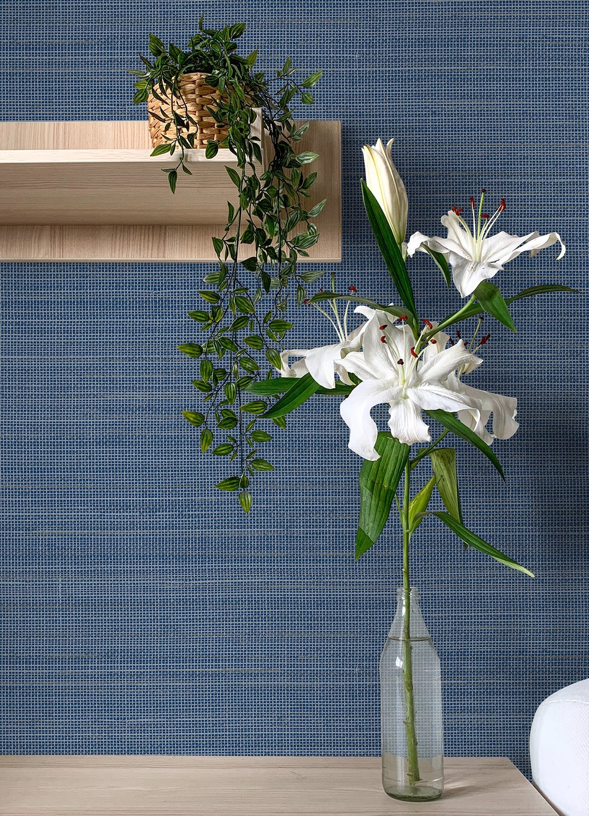 Chesapeake 4071-71051 Spinnaker Navy Netting Wallpaper