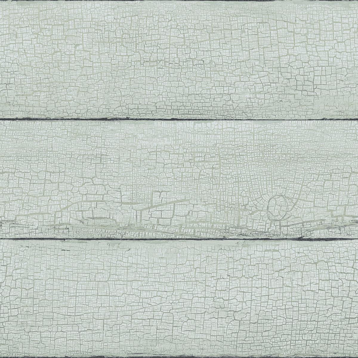 Chesapeake 4072-70013 Morgan Seafoam Distressed Wood Wallpaper