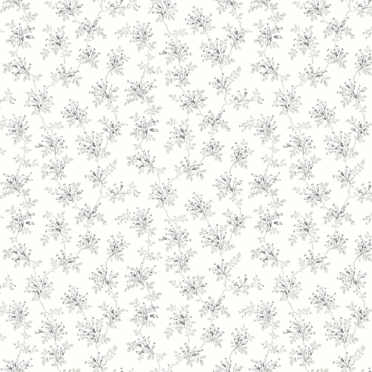 Chesapeake 4072-70040 Sofiane Grey Botanical Trail Wallpaper