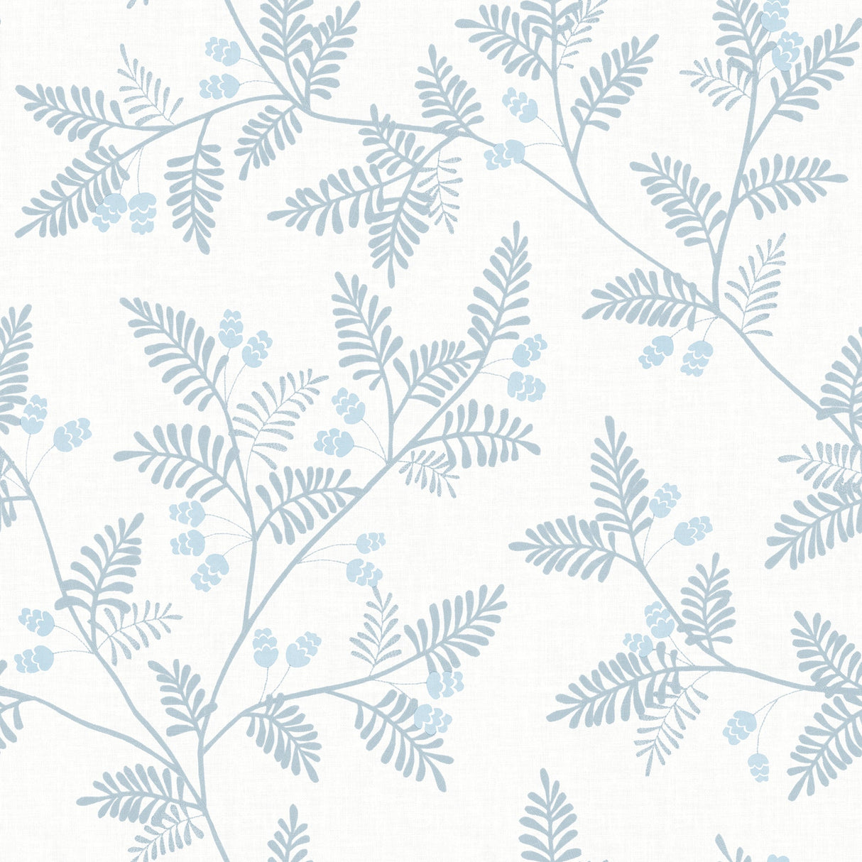 A-Street Prints 4074-26602 Ardell Light Blue Botanical Wallpaper