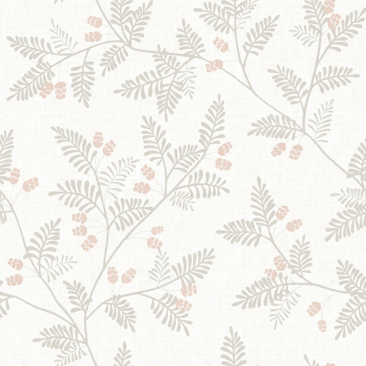 A-Street Prints 4074-26604 Ardell Taupe Botanical Wallpaper