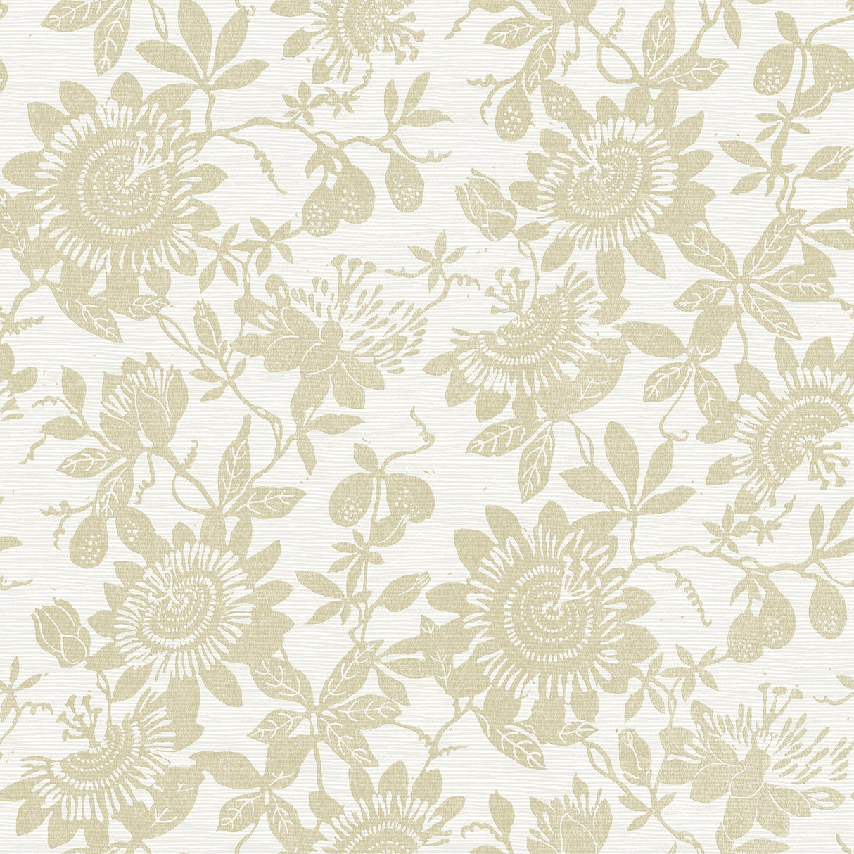 A-Street Prints 4074-26632 Helen Gold Floral Trail Wallpaper