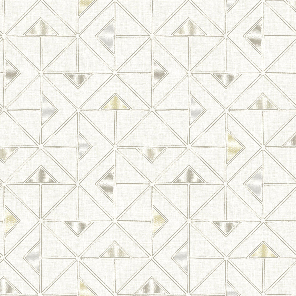 A-Street Prints 4074-26636 Jekyl Beige Triangles Wallpaper