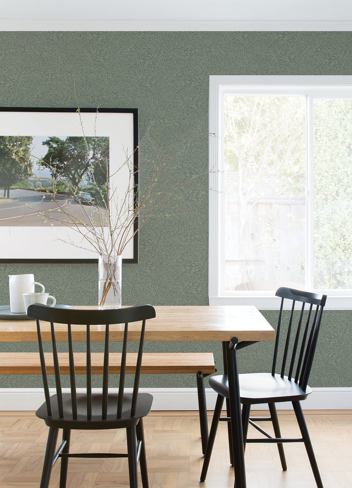 A-Street Prints 4080-92117 Kristina Moss Botanical Wallpaper