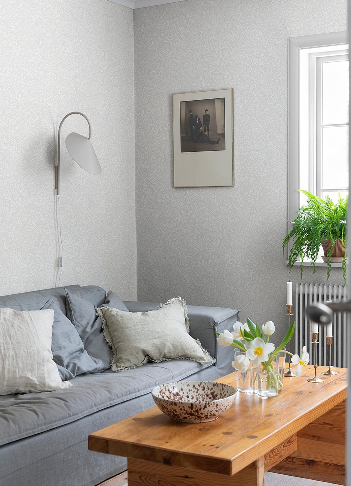 A-Street Prints 4080-92119 Kristina Off-White Botanical Wallpaper