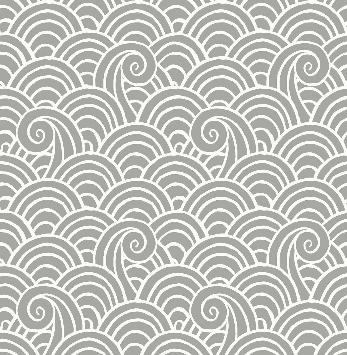 A-Street Prints 4081-26308 Alorah Grey Wave Wallpaper