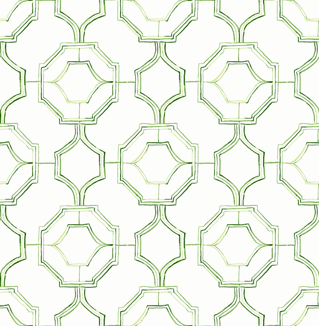 A-Street Prints 4081-26316 Gallina Green Trellis Wallpaper