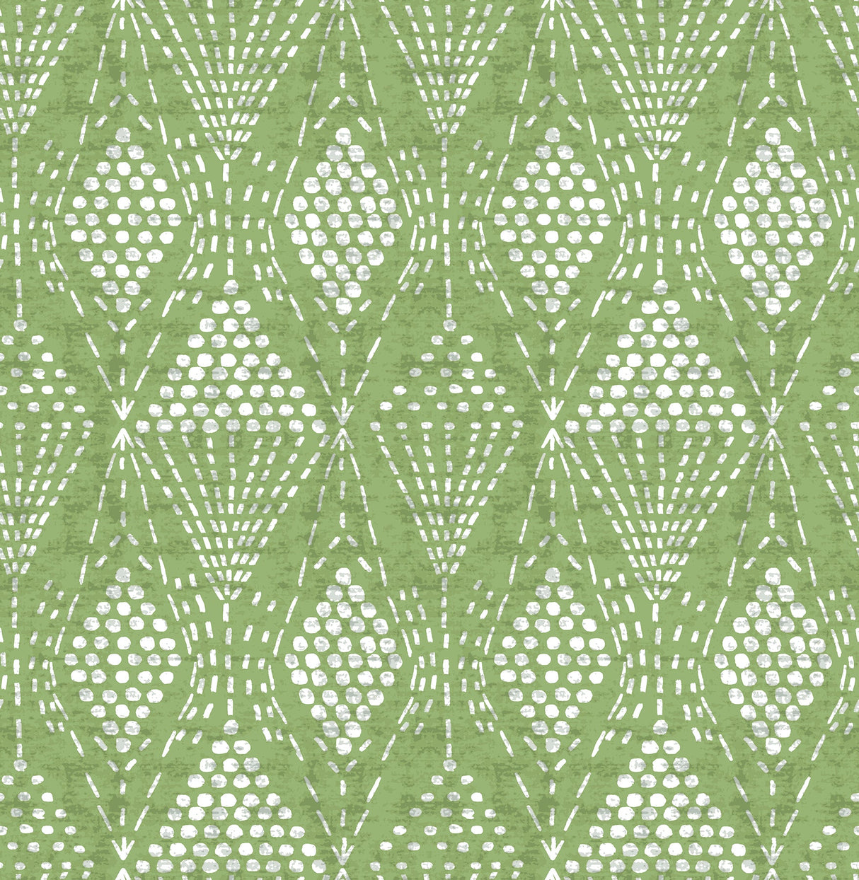 A-Street Prints 4081-26319 Grady Green Dotted Geometric Wallpaper