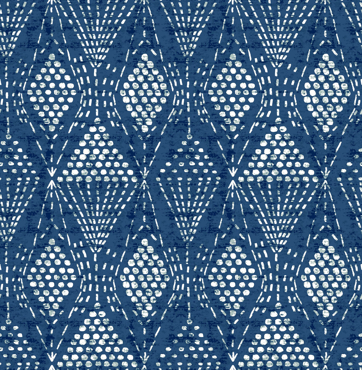 A-Street Prints 4081-26320 Grady Blue Dotted Geometric Wallpaper