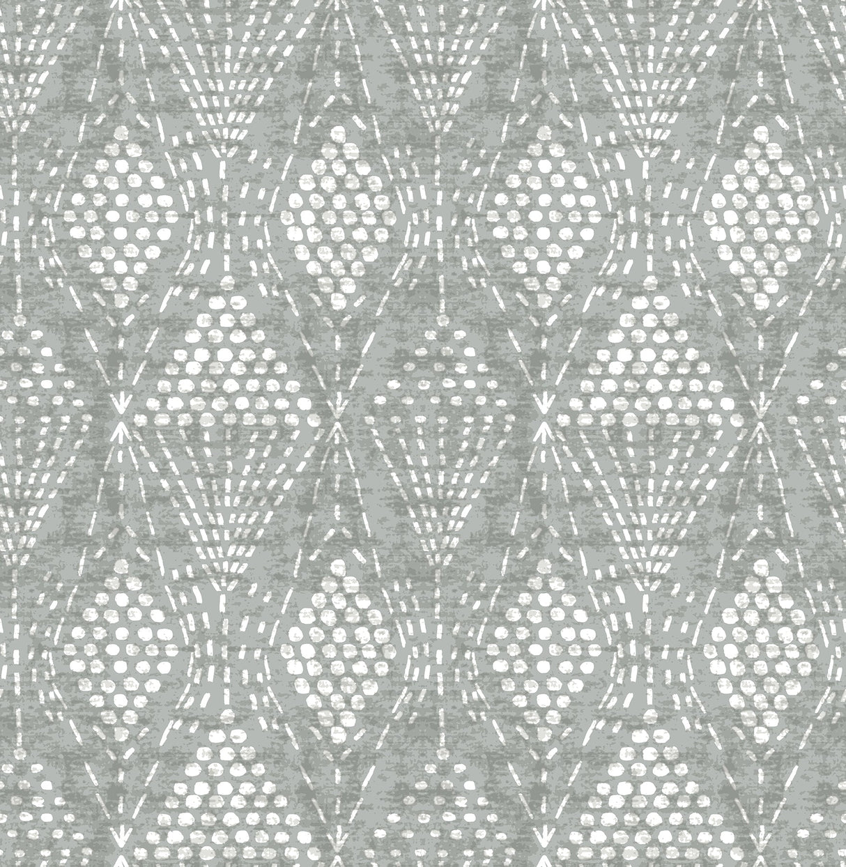 A-Street Prints 4081-26322 Grady Grey Dotted Geometric Wallpaper