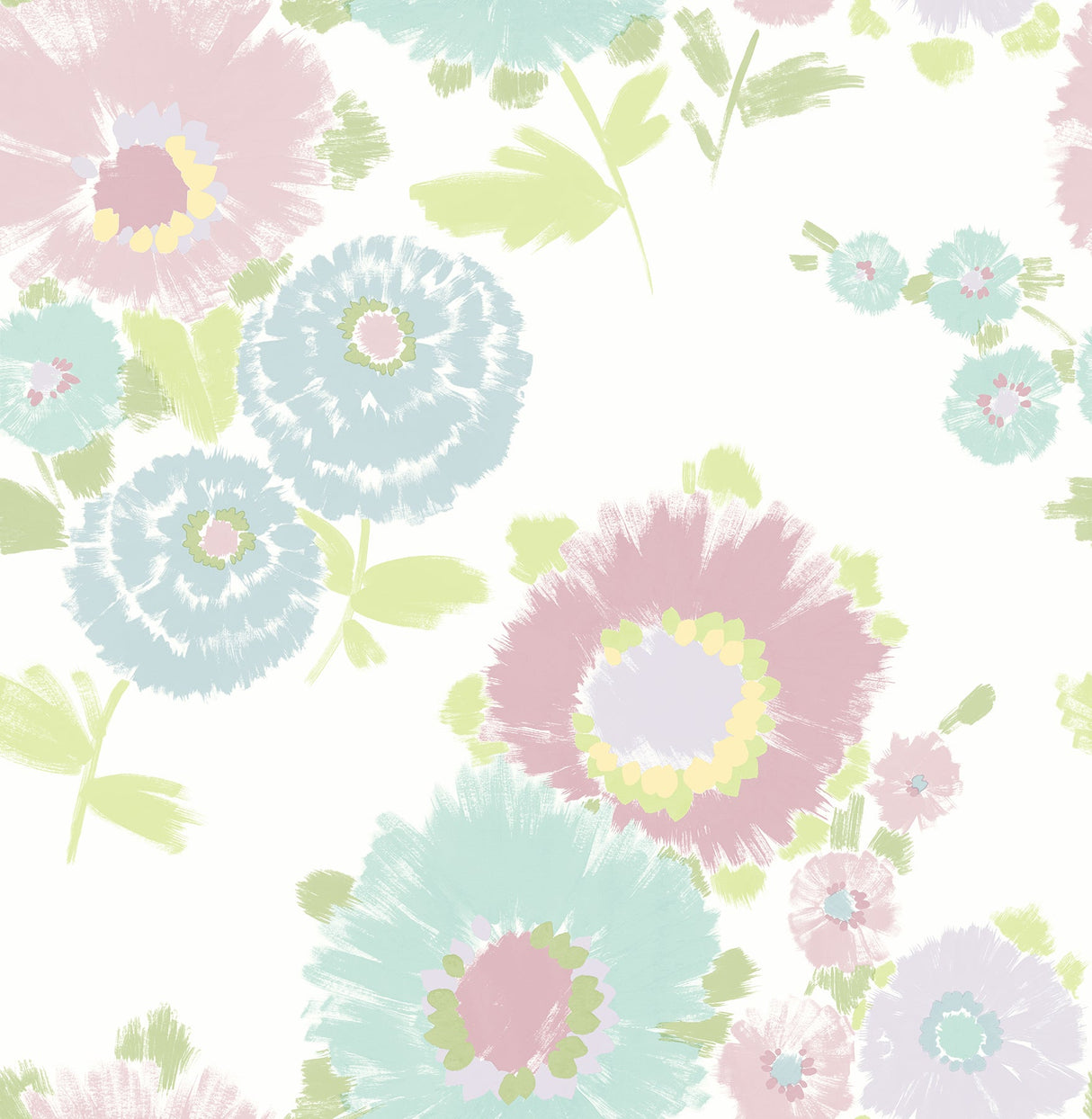 A-Street Prints 4081-26325 Essie Pastel Painterly Floral Wallpaper