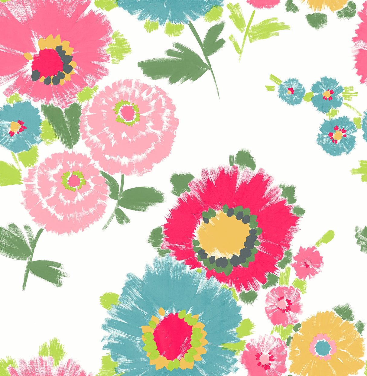 A-Street Prints 4081-26326 Essie Pink Painterly Floral Wallpaper
