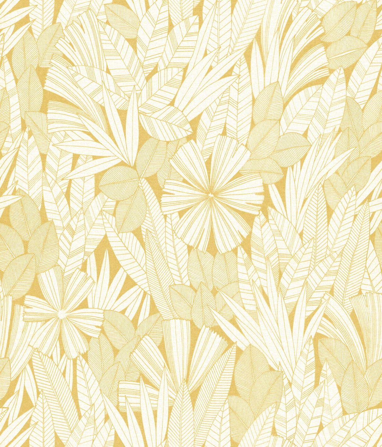 A-Street Prints 4081-26343 Bannon Yellow Leaves Wallpaper