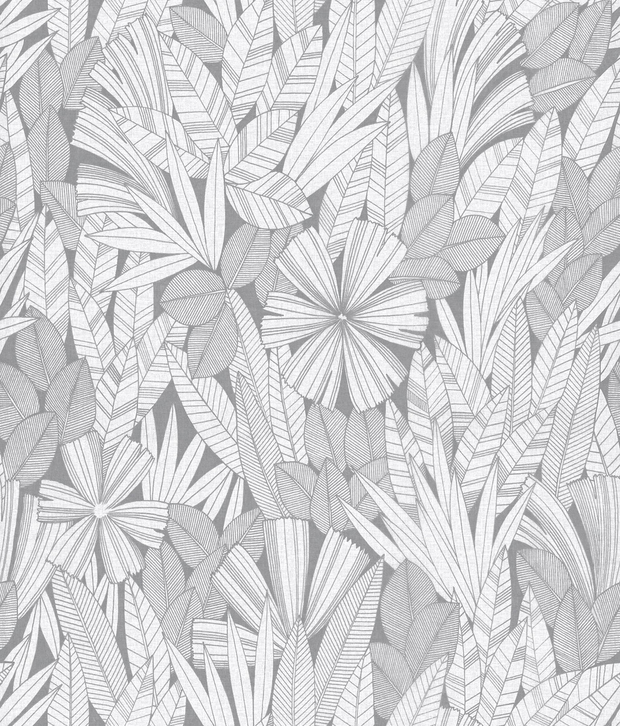 A-Street Prints 4081-26344 Bannon Grey Leaves Wallpaper