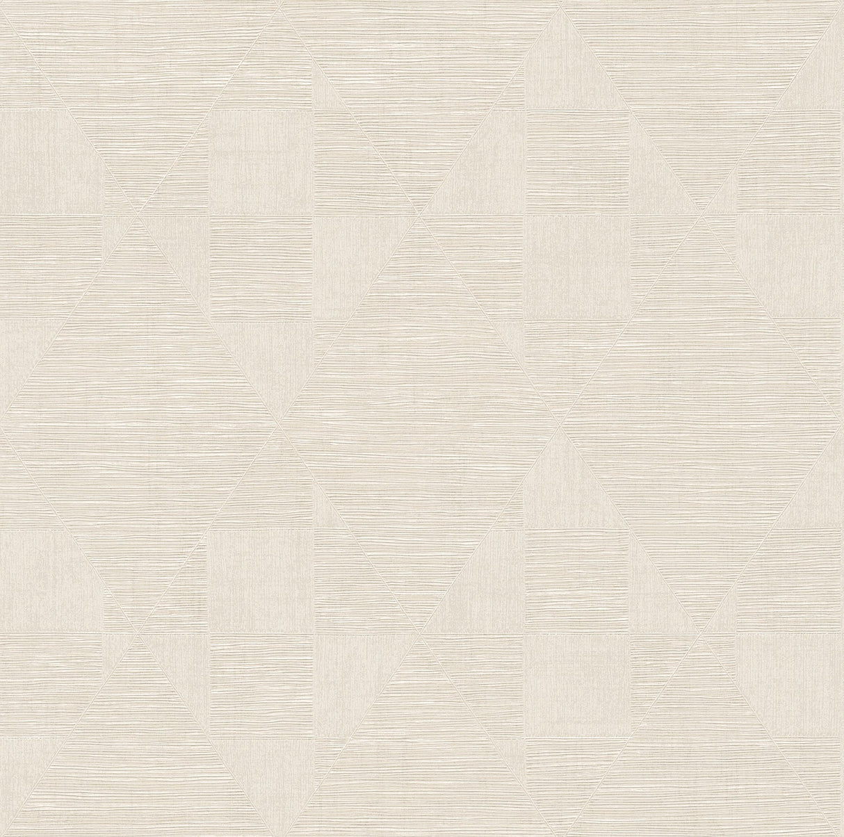 Advantage 4082-381966 Wegener Ivory Geometric Wallpaper