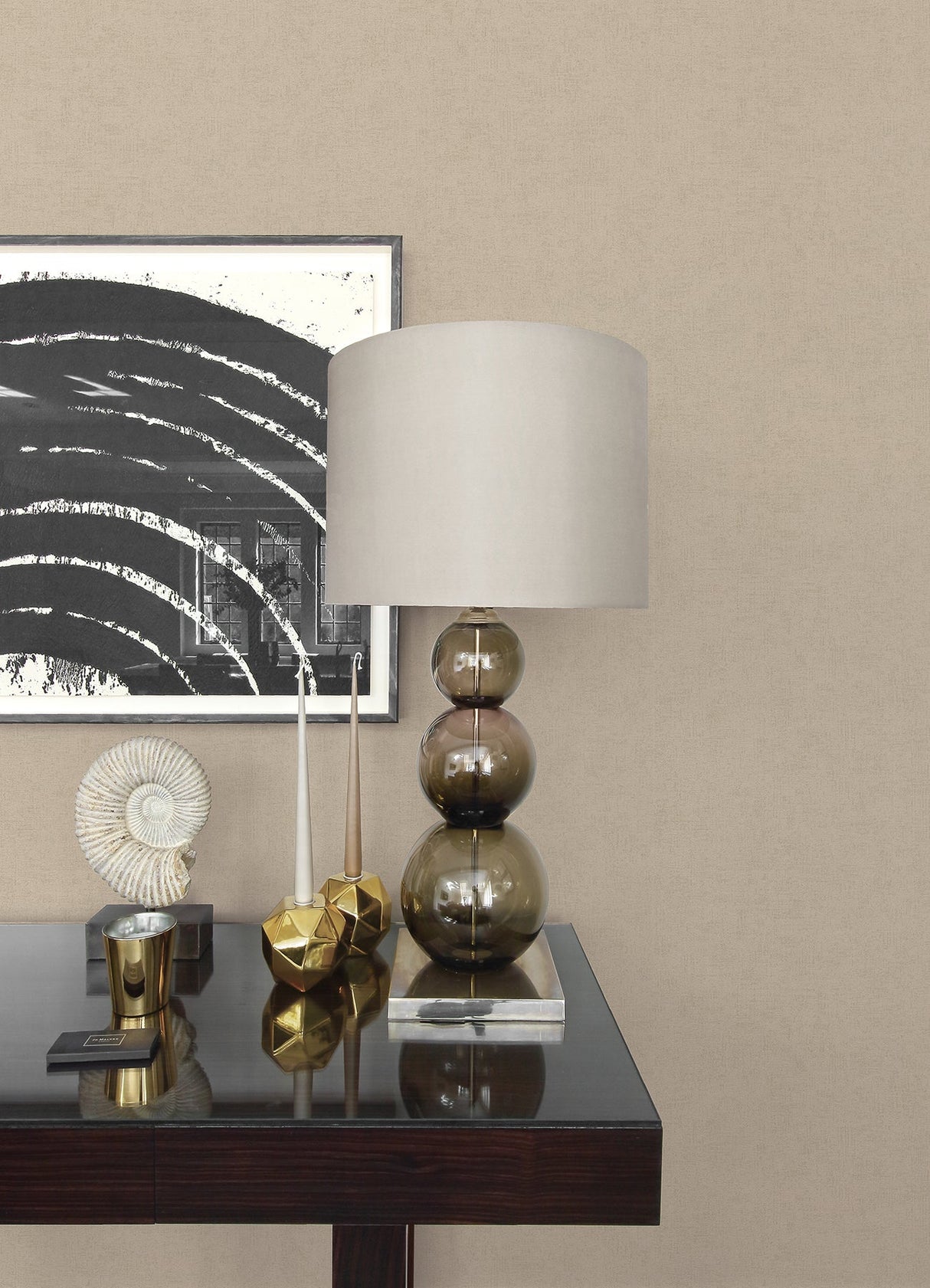 Advantage 4082-381971 Steno Light Brown Plaster Wallpaper