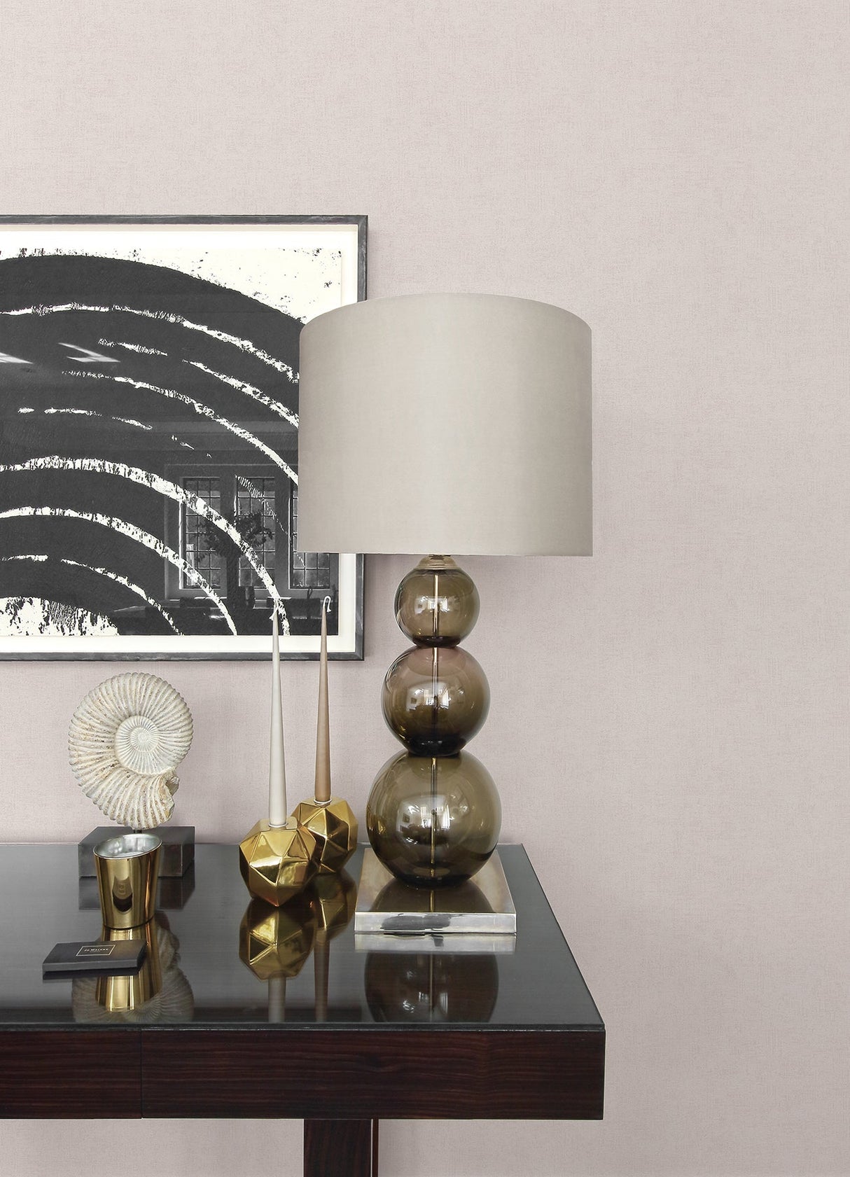 Advantage 4082-381979 Steno Blush Plaster Wallpaper