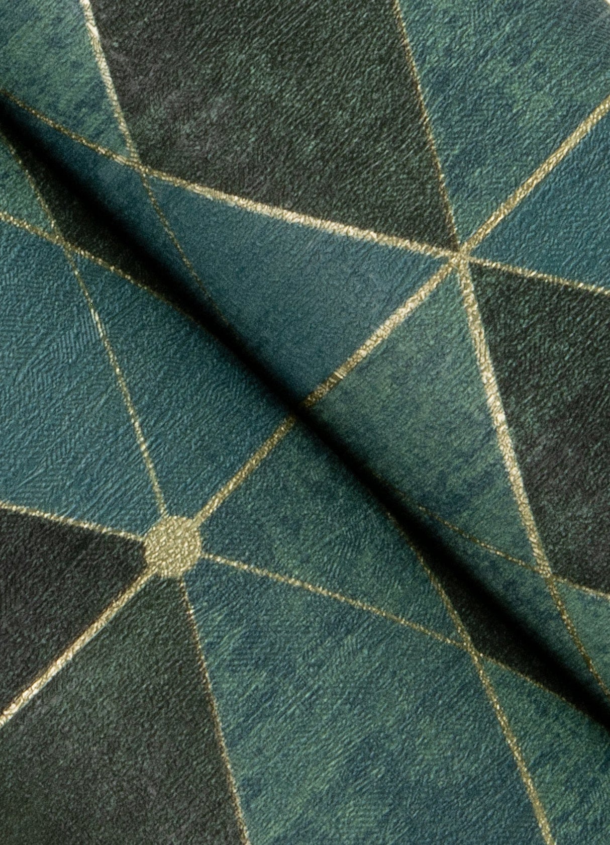 Advantage 4082-382023 Muir Teal Geo Wallpaper