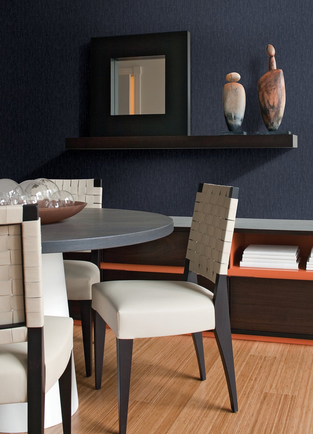 Advantage 4082-382051 Deluc Dark Blue Texture Wallpaper