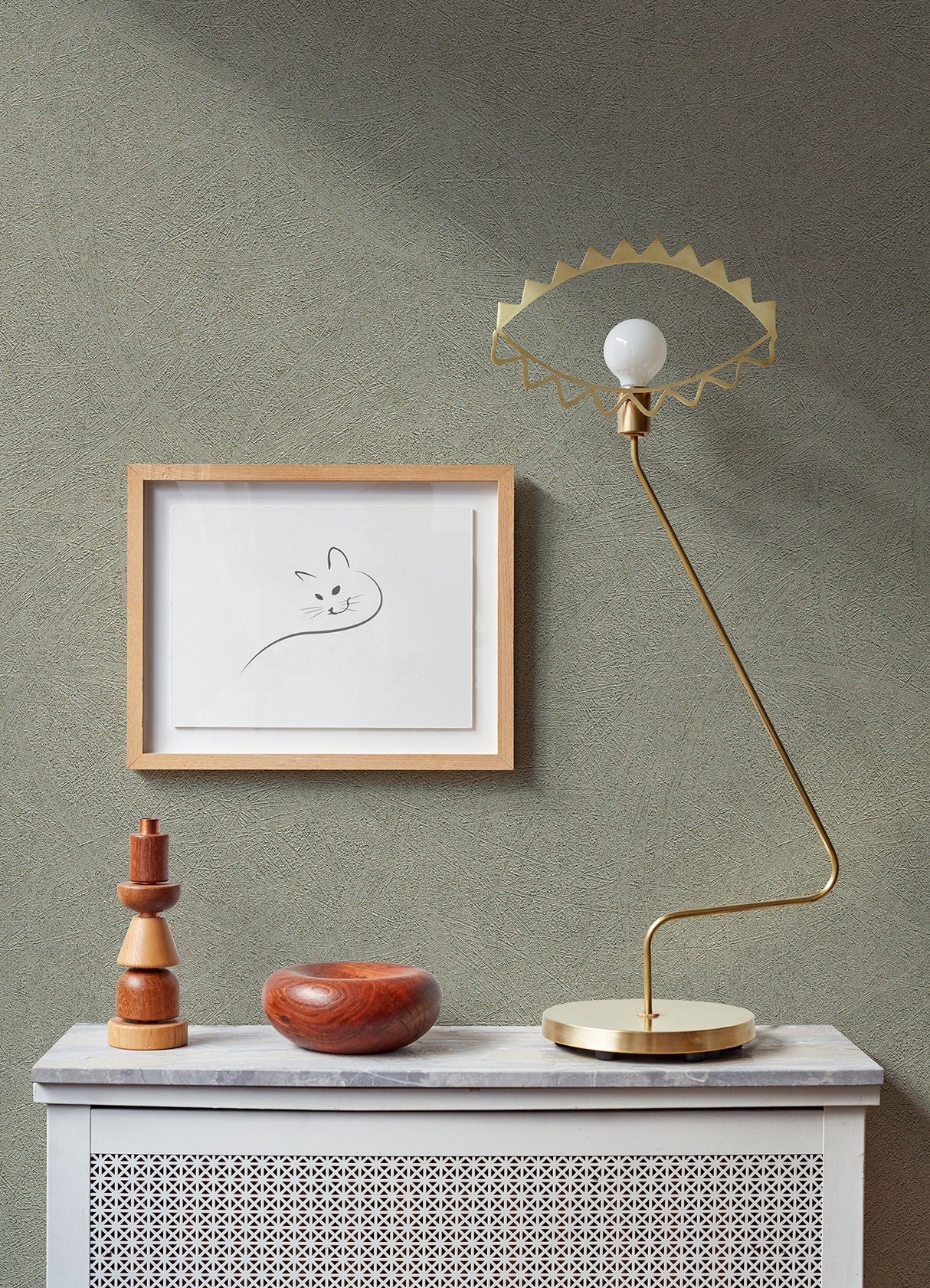 Advantage 4096-520279 Blain Pewter Texture Wallpaper