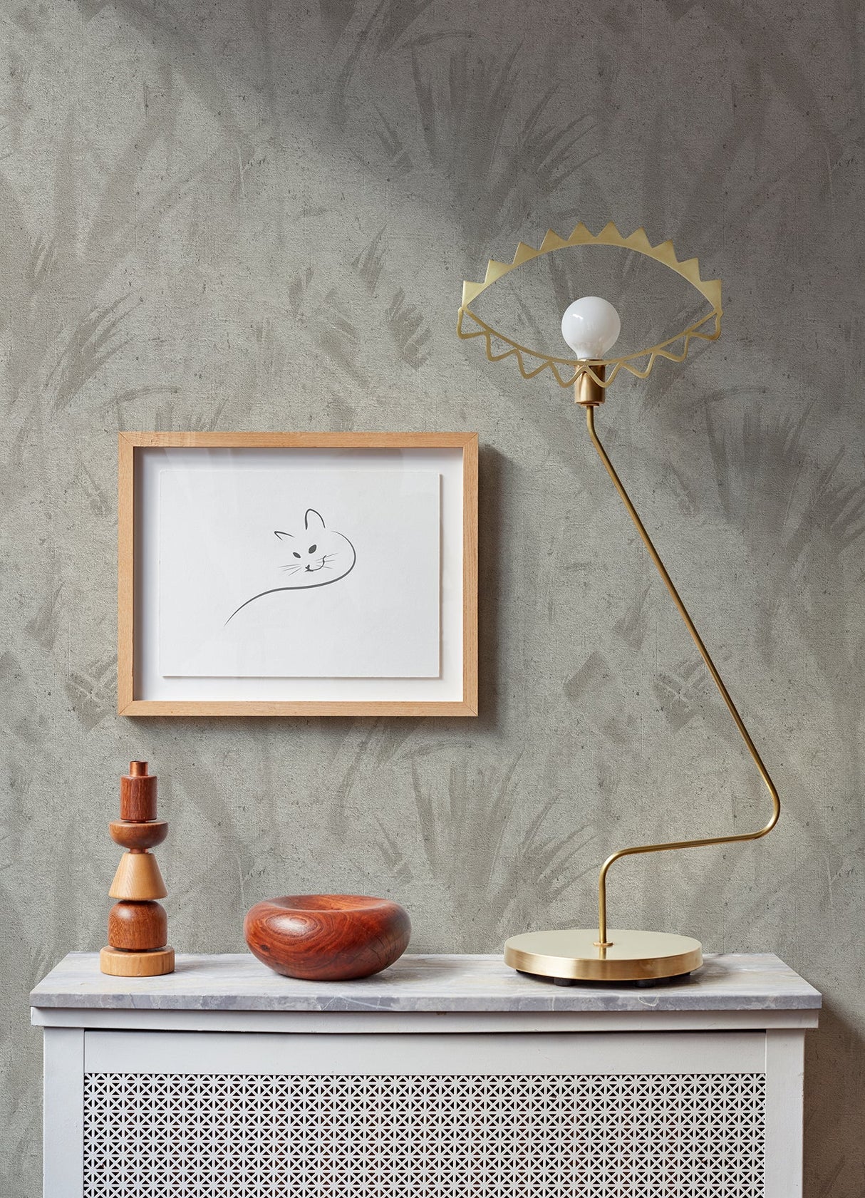 Advantage 4096-520736 Chet Grey Spray Wallpaper