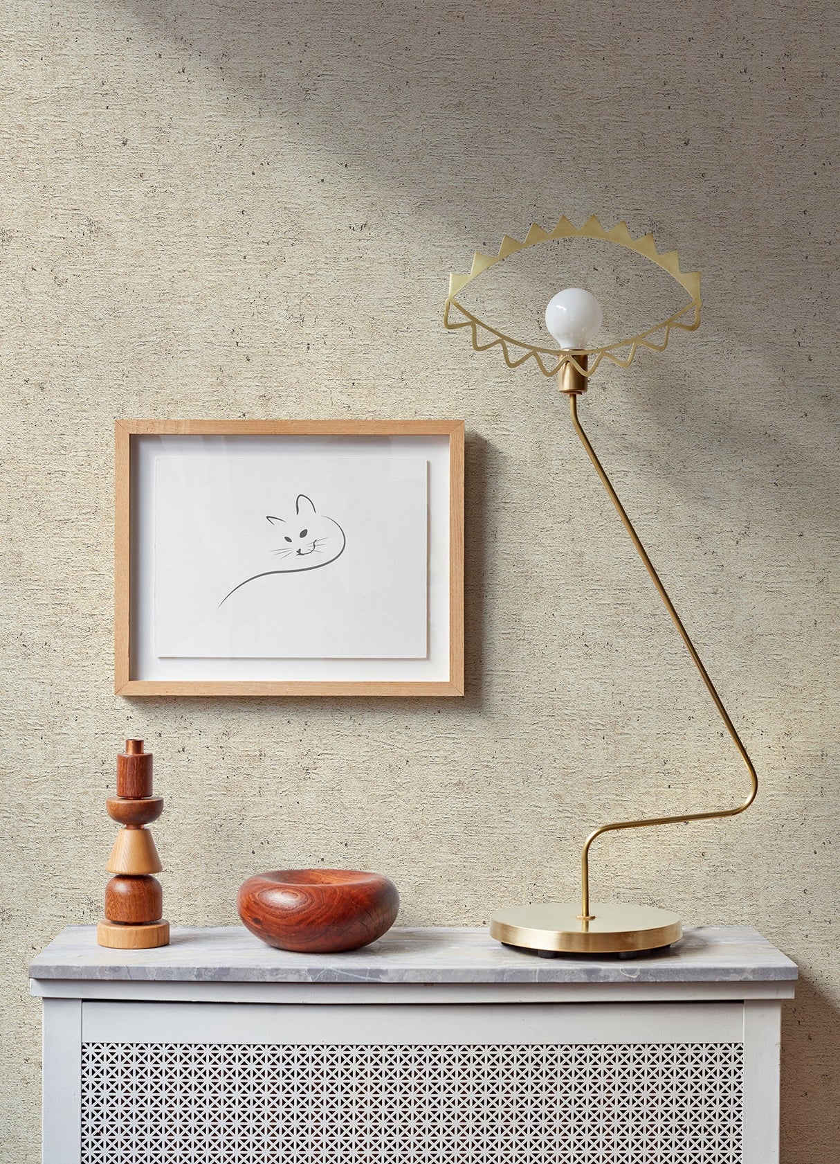 Advantage 4096-520835 Cain Taupe Rice Texture Wallpaper