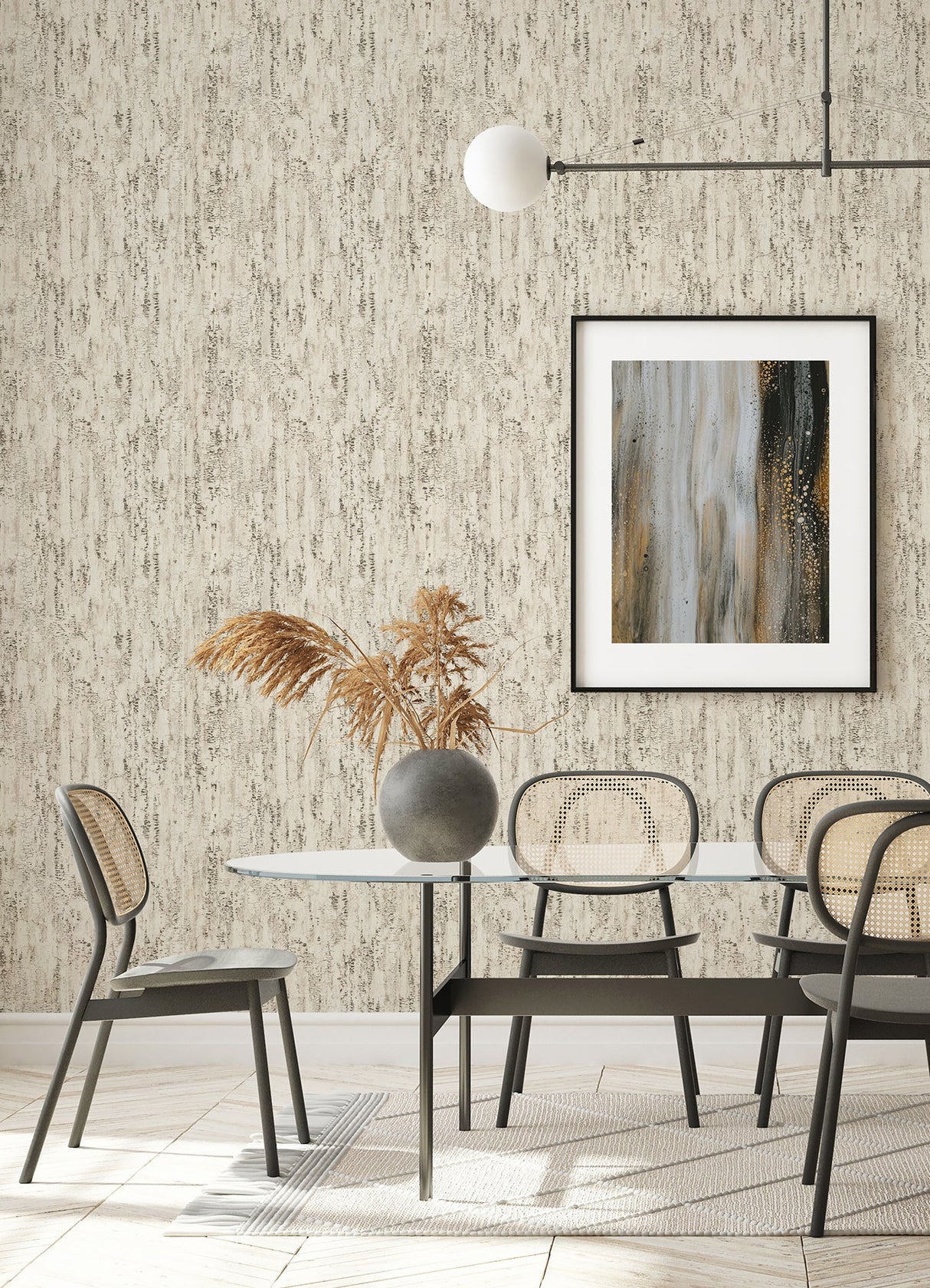 Advantage 4096-554052 Colm Beige Birch Wallpaper