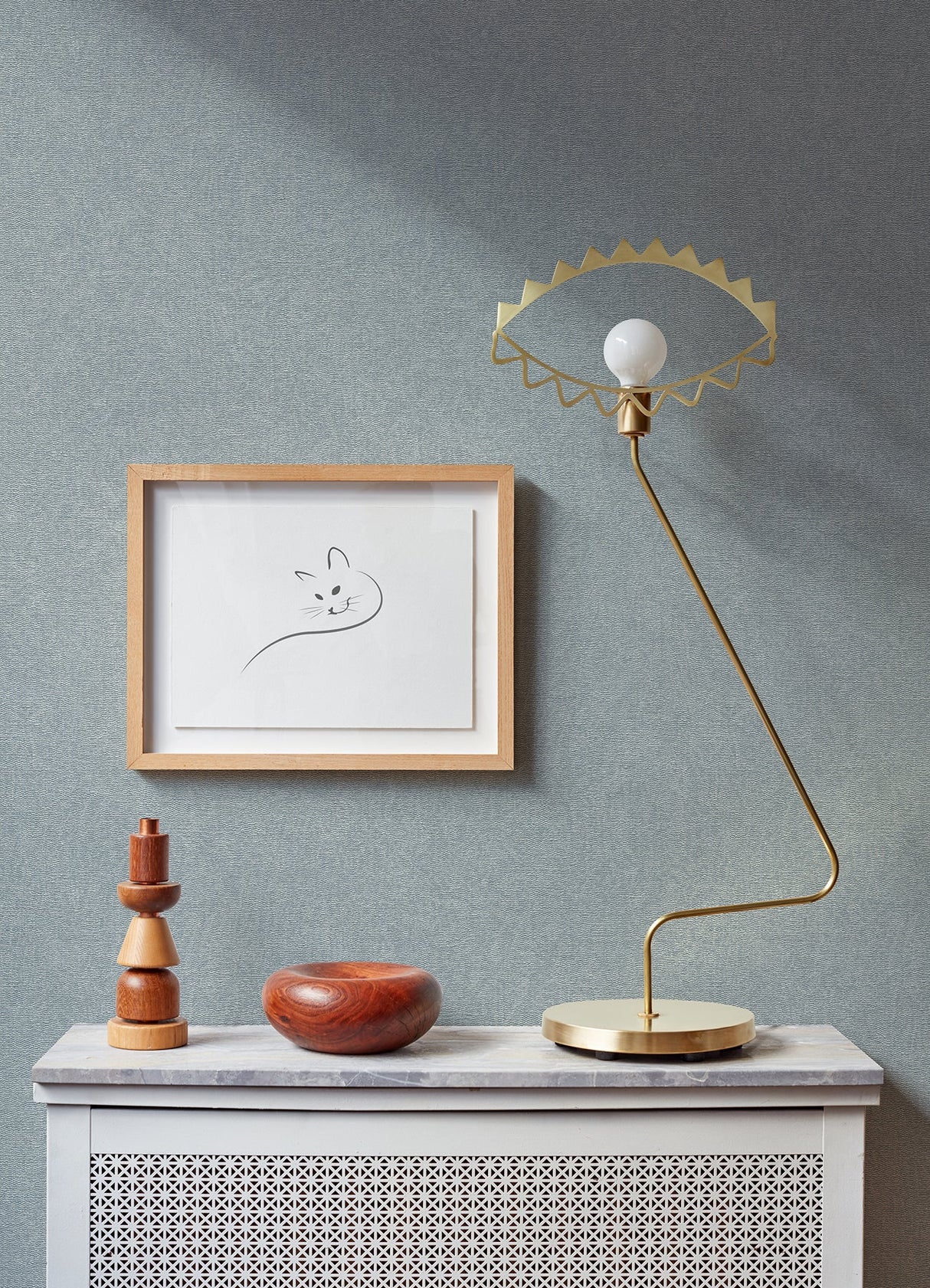 Advantage 4096-554465 Dale Light Blue Texture Wallpaper