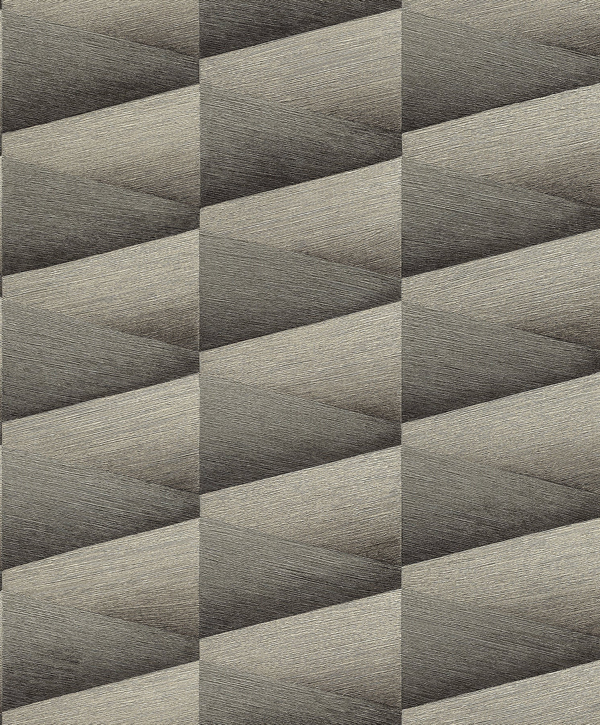 Advantage 4096-554663 Shae Dark Grey Geo Wallpaper