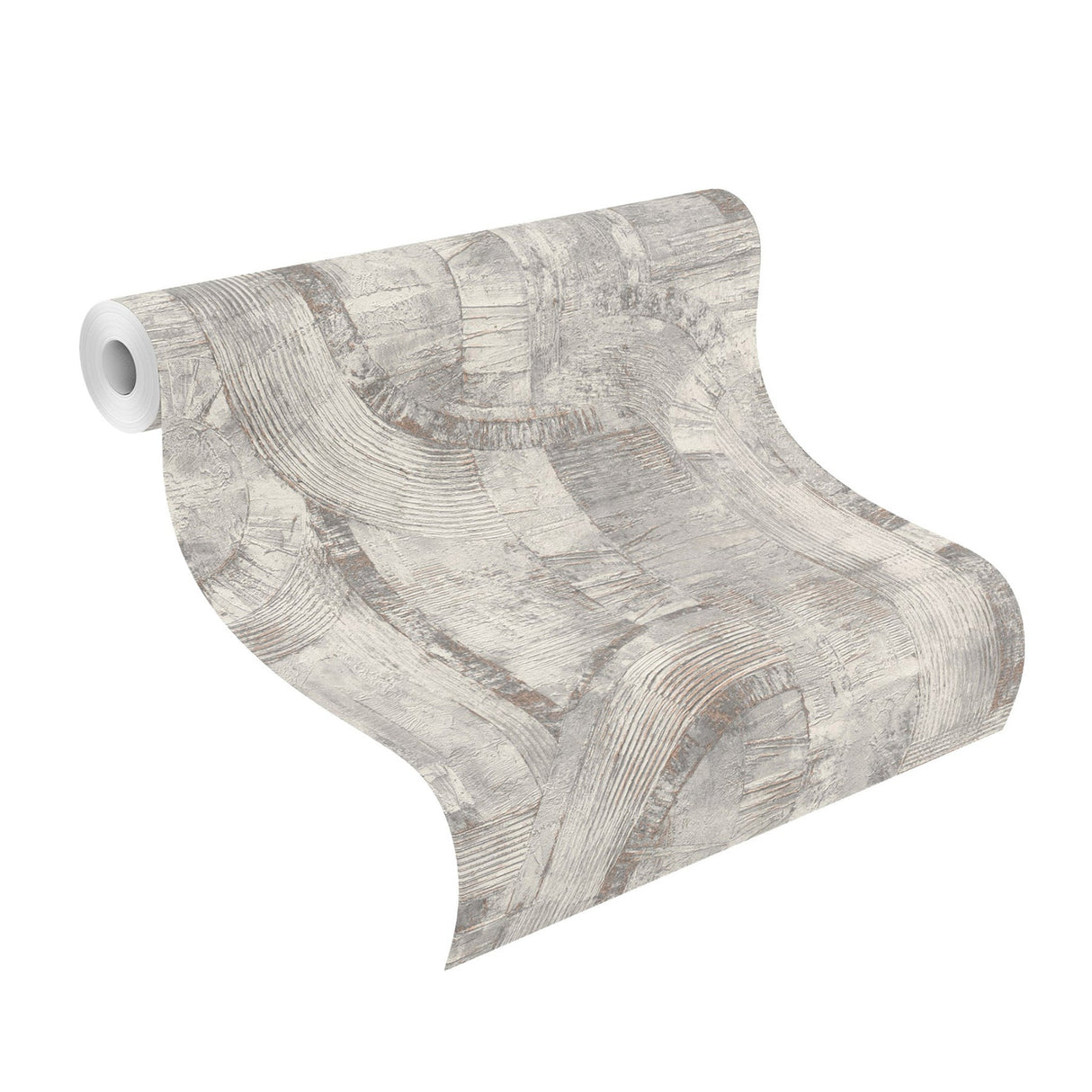 Advantage 4096-554779 Abe Light Grey Geo Wallpaper