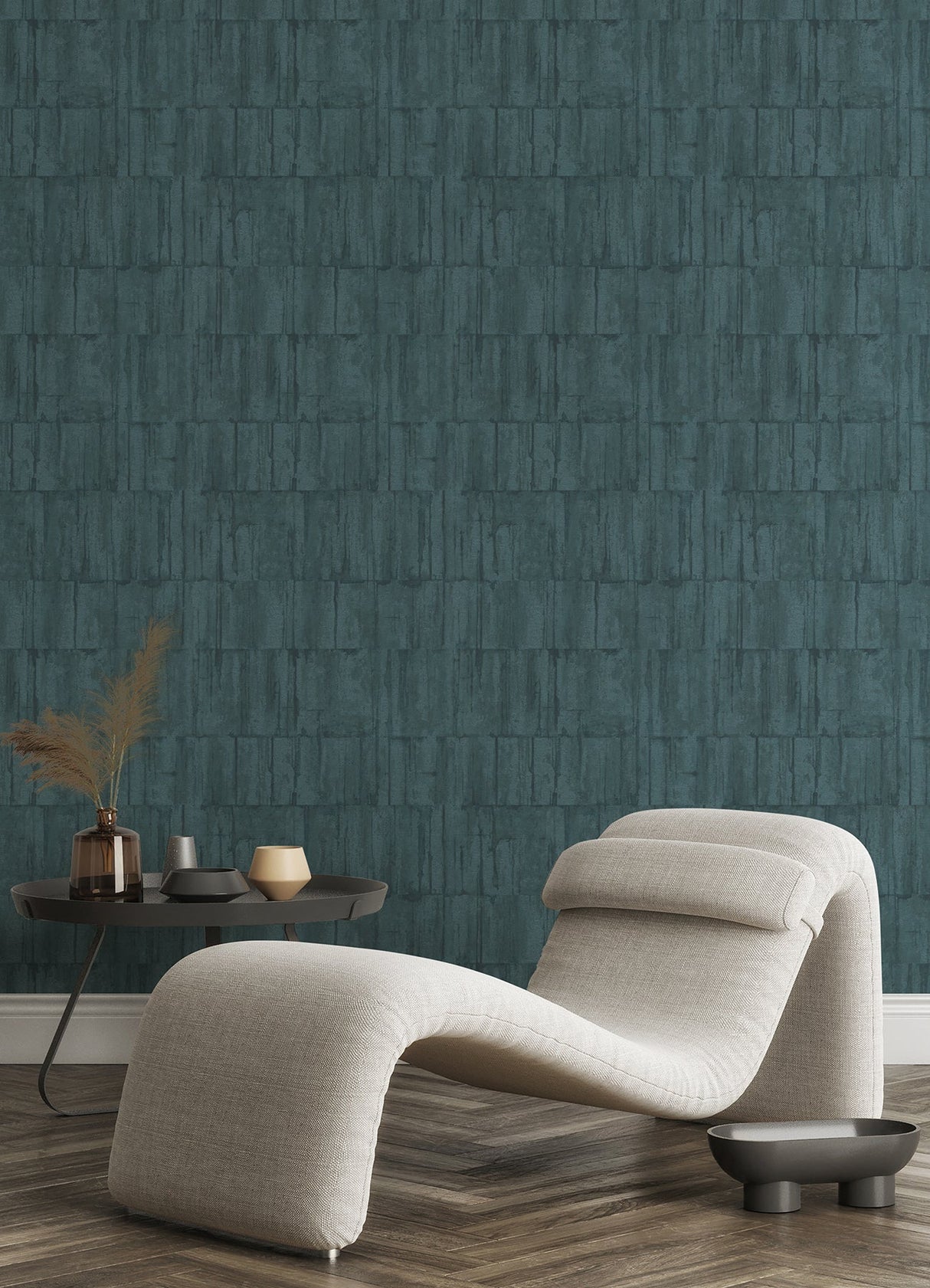 Advantage 4096-560336 Buck Teal Horizontal Wallpaper